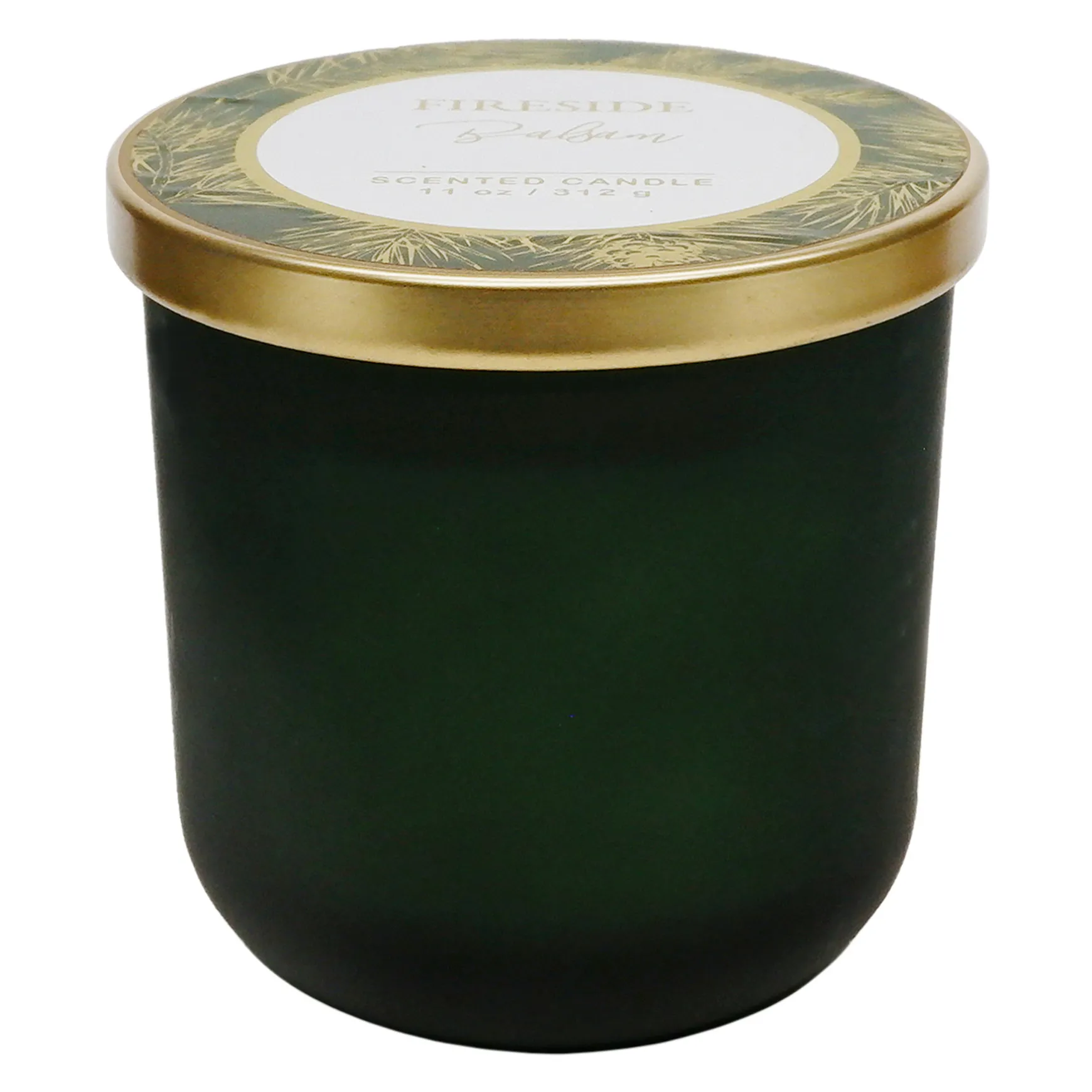 Exclusive Fireside Balsam Scented Glass Jar Candle, 11Oz