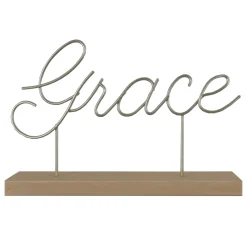 Exclusive Grace Mitchell Grace Cutout Metal Table Sign, 10 6