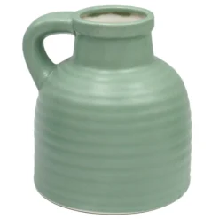 Exclusive Green Ceramic Jug Vase, 5