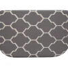 Exclusive Grey & Ivory Quatrefoil Slice Kitchen Mat, 20 30