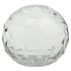 Exclusive Laila Ali Clear Glass Geo Crystal Ball Decor, 3