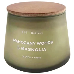 Exclusive Mahogany Magnolia Scented Jar Candle, 17.7Oz