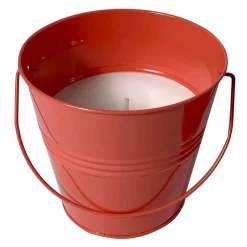 Exclusive 2-Pack Red Paint Bucket Citronella Candles, 8Oz