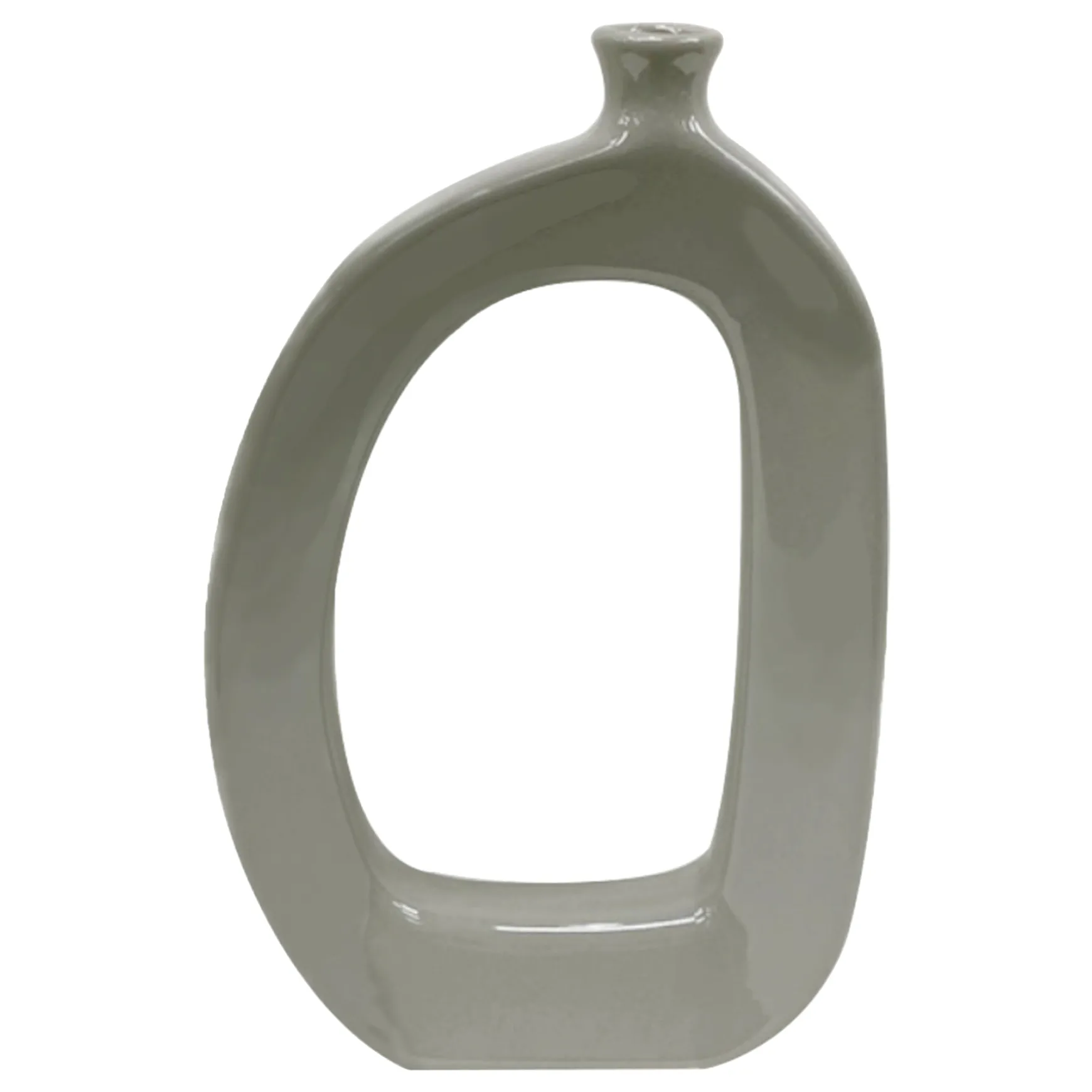 Exclusive Riley Grey Open Vase, 11