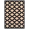 Exclusive Torino Black Trellis Indoor & Outdoor Area Rug, 5 7
