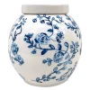 Exclusive Tracey Boyd Blue & White Floral Ceramic Jar, 6