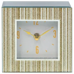 Exclusive 5X5 Gold Mirror Clock