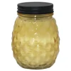 Exclusive Yellow Glass Pineapple Citronella Candle