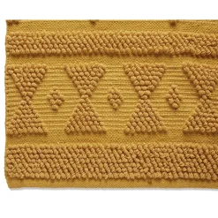 Exclusive Yellow Reign Loop Cotton Accent Rug, 30 45