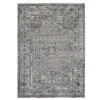 Exquisite Gifts (A461) Dark Grey Multi-Colored Traditional Medallion Area Rug, 8 10