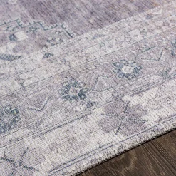 Exquisite Gifts (B786) Honeybloom Multi-Colored Medallion Washable Area Rug, 5 7