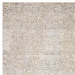 Exquisite Gifts (B764) Kari Taupe & Rust Area Rug, 5 7