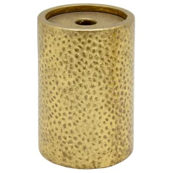 Exquisite Gifts Gold Pillar Candle Holder, 6