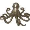 Exquisite Gifts Silver Octopus Taper Candle Holder, 11