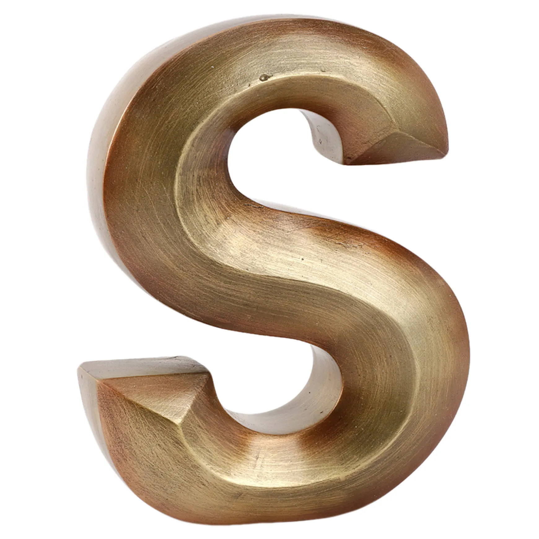 Exquisite Gifts Tracey Boyd 6 Gold Monogram Decor, S