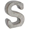 Featured 6 Galvanized Metal Letter, S