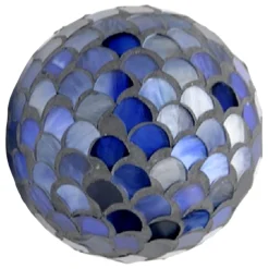 Featured Blue Mosaic Glass Ball, 4