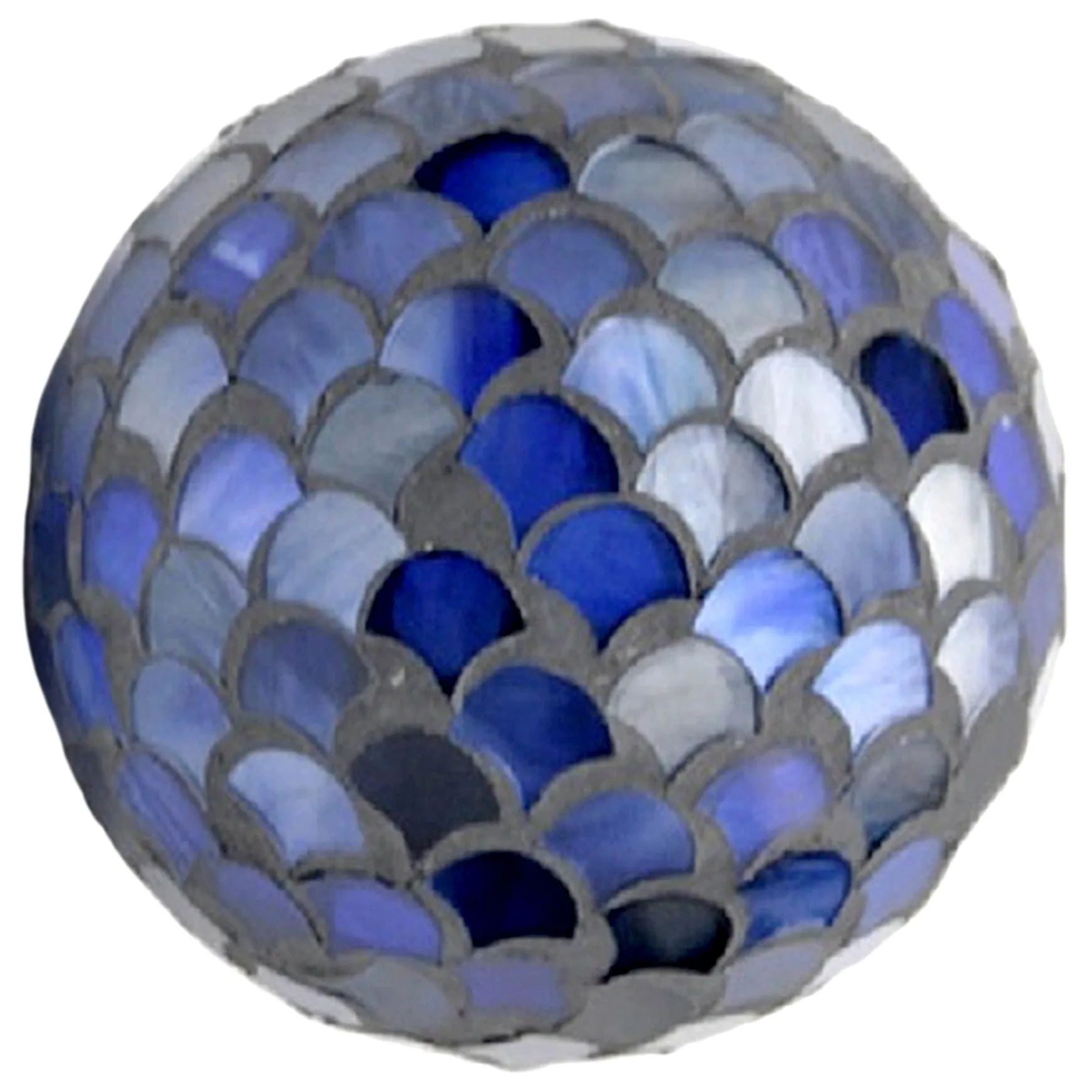 Featured Blue Mosaic Glass Ball, 4