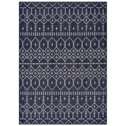 Featured (E307) Navy Collector Design Sisal Indoor & Outdoor Area Rug, 8 10