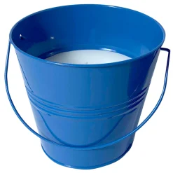 Featured 2-Pack Blue Paint Bucket Citronella Candles, 8Oz