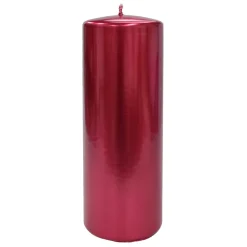 Featured 6-Pack Metallic Red Unscented Overdip Candles
