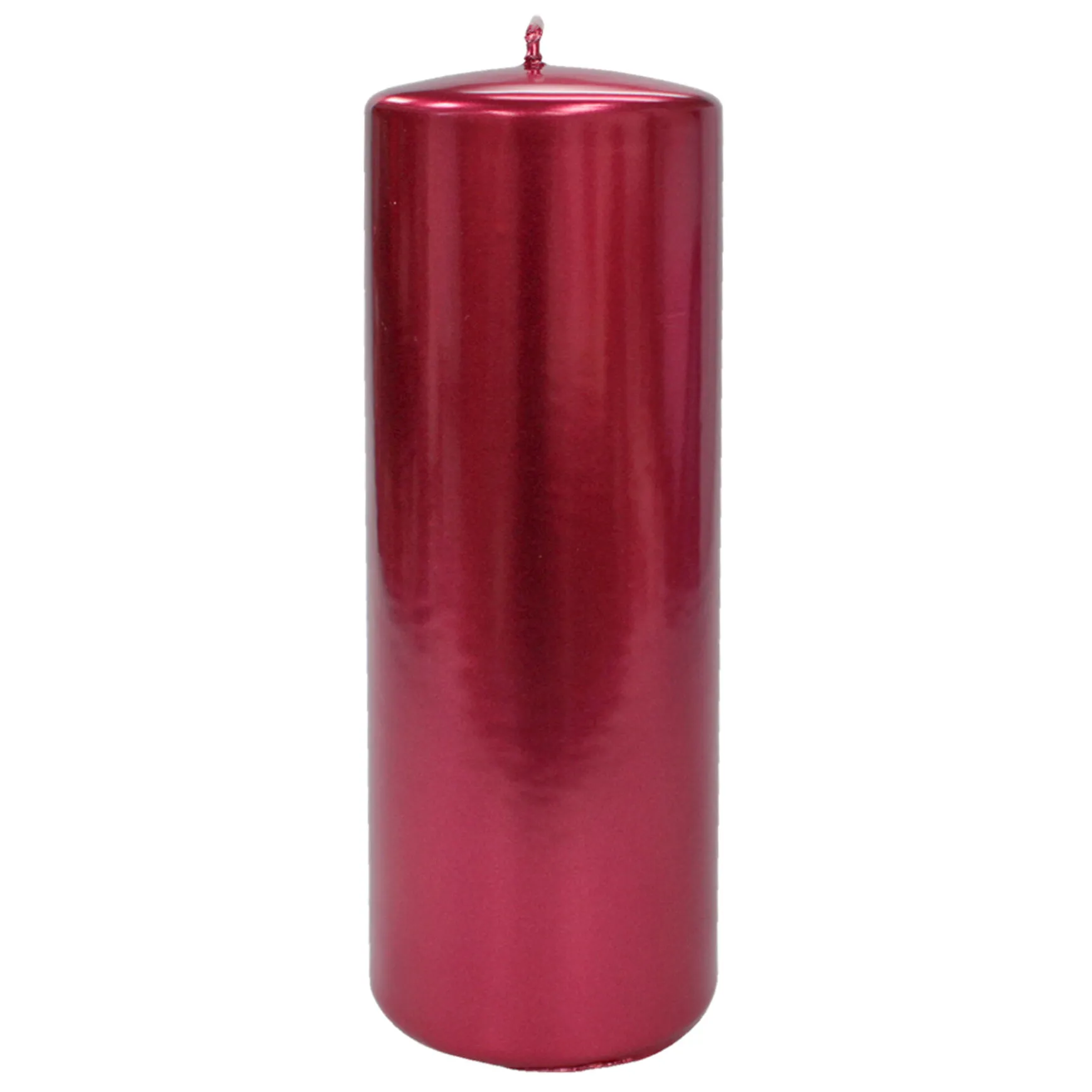 Featured 6-Pack Metallic Red Unscented Overdip Candles