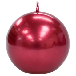 Featured 6-Pack Metallic Red Unscented Overdip Candles