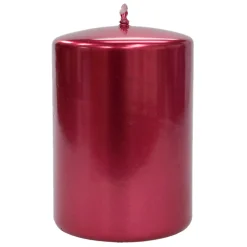 Featured 6-Pack Metallic Red Unscented Overdip Candles