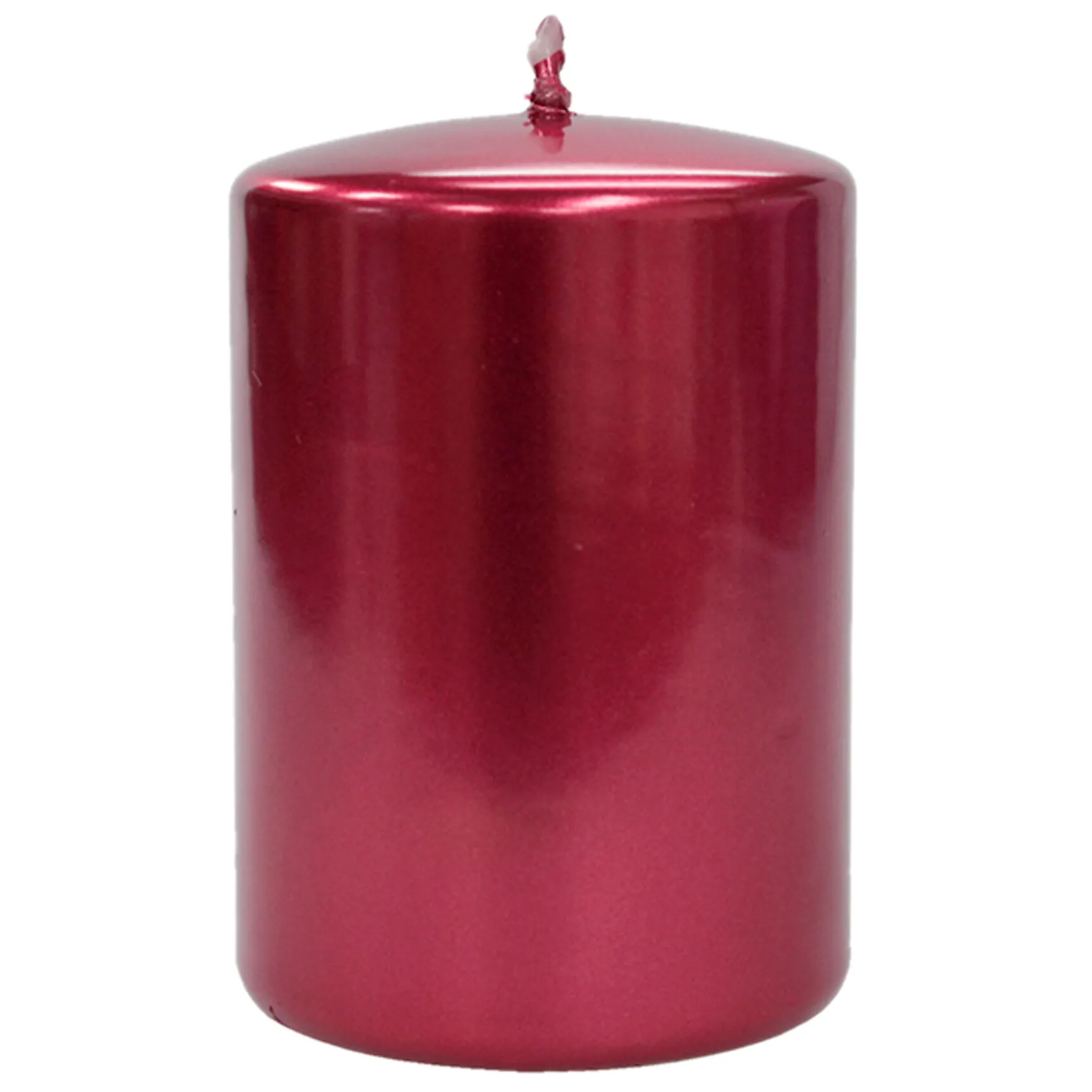 Featured 6-Pack Metallic Red Unscented Overdip Candles