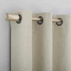 Featured Sun Zero Pacey Taupe Blackout Grommet Curtain Panel, 84