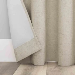 Featured Sun Zero Pacey Taupe Blackout Grommet Curtain Panel, 84