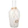 Featured Ty Pennington Netted Clear Glass Vase, 12