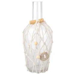 Featured Ty Pennington Netted Clear Glass Vase, 12