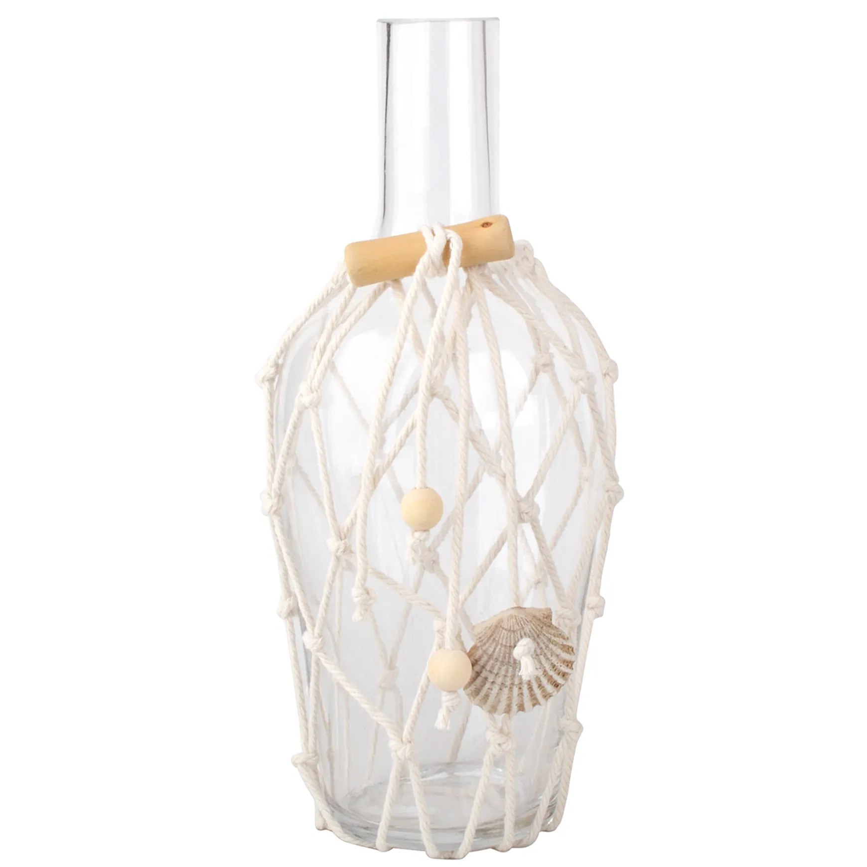 Featured Ty Pennington Netted Clear Glass Vase, 12