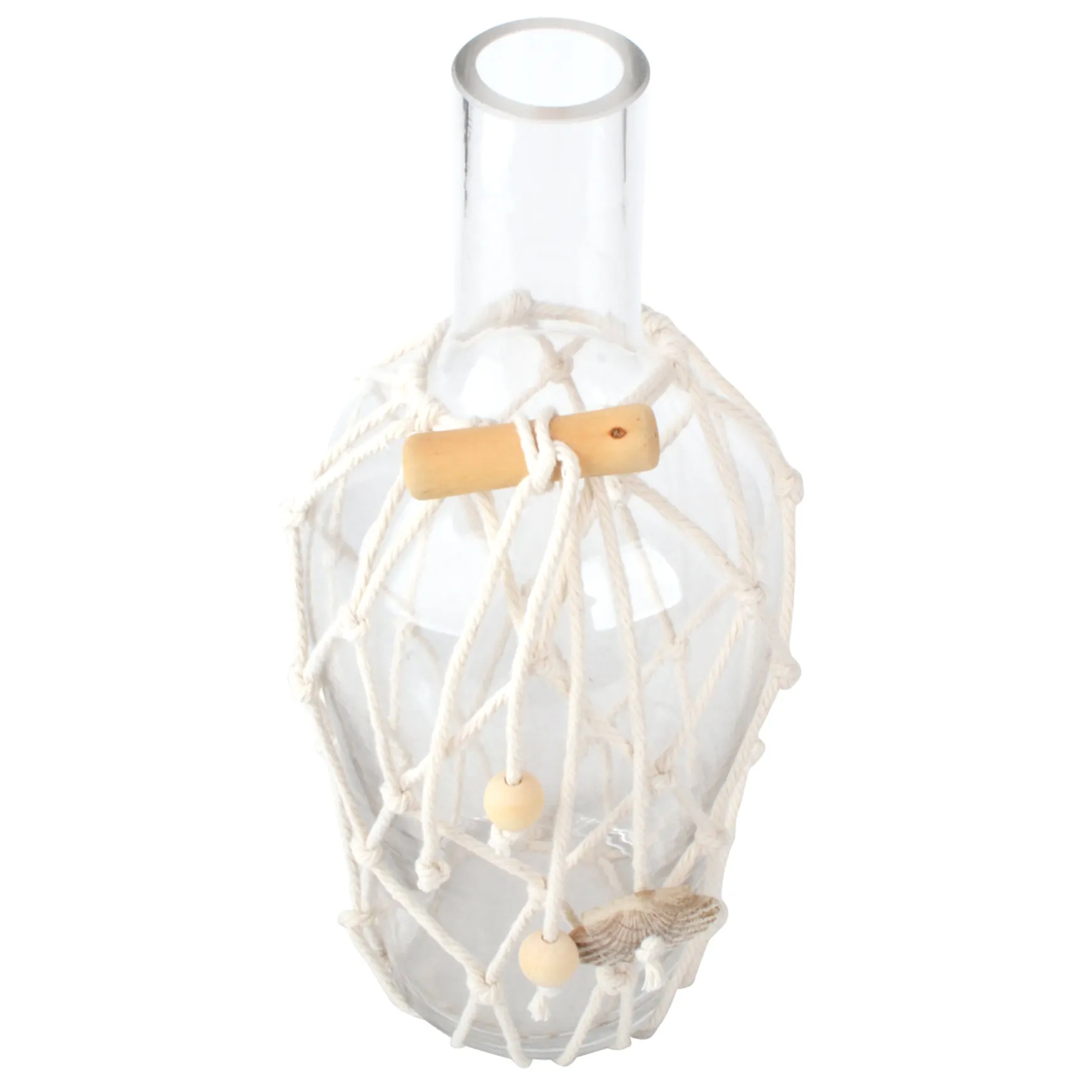 Featured Ty Pennington Netted Clear Glass Vase, 12