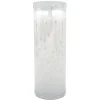 Featured 3X8 Led Wax Candle With 6 Hour Timer Silver