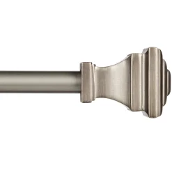 Flash Sale 36-66 Fast Fit Milton Pewter Window Decorative Rod 5/8