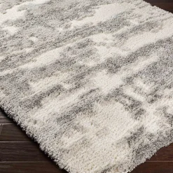Flash Sale (B787) Everton Neutral Abstract Area Rug, 8 10
