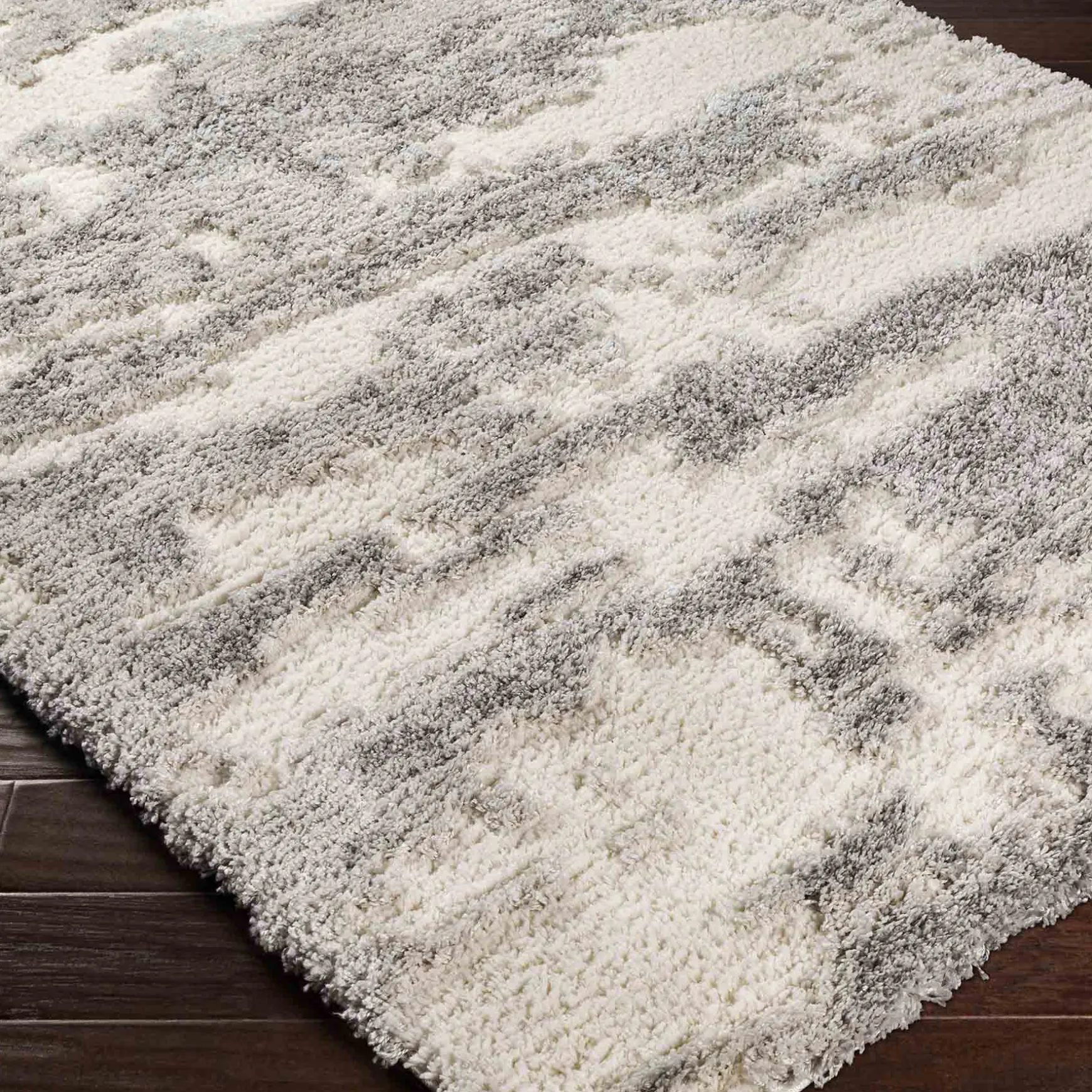 Flash Sale (B787) Everton Neutral Abstract Area Rug, 8 10