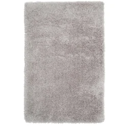 Flash Sale (C100) Mixed Silver Shag Accent Rug, 2 4