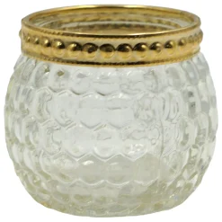 Flash Sale Clear Glass Votive Candle Holder, 2