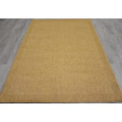 Flash Sale (E54) Light Brown Border Sisal Indoor & Outdoor Runner, 2 6