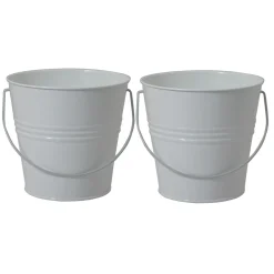 Flash Sale 2-Pack White Paint Bucket Citronella Candles, Large