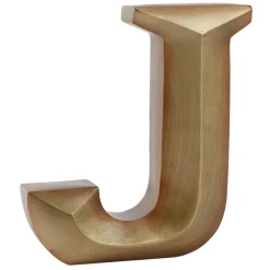 Flash Sale Tracey Boyd 6 Gold Monogram Decor, J