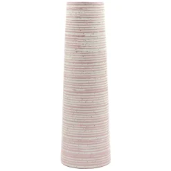 Flash Sale Tracey Boyd White Striped Ceramic Vase, 16