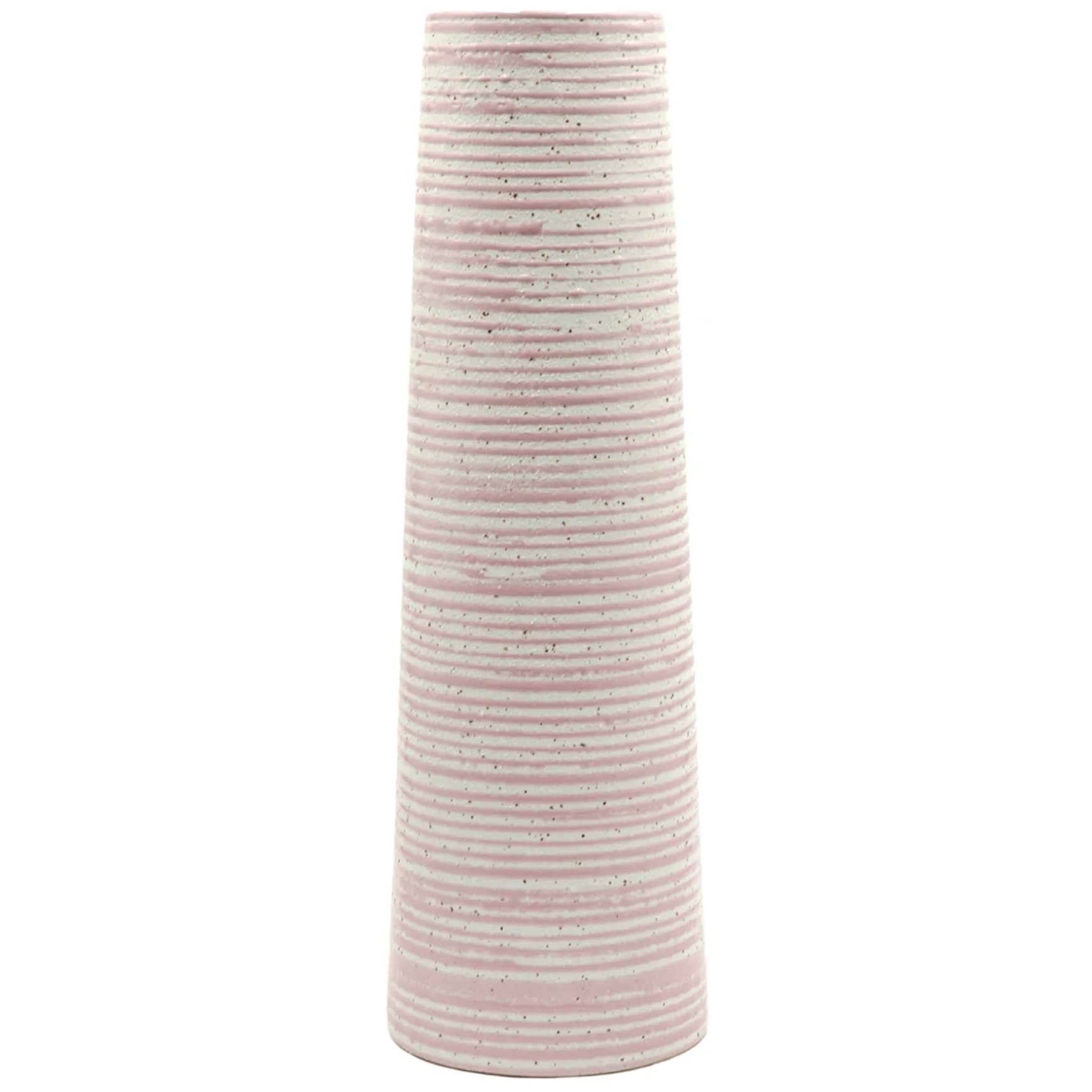 Flash Sale Tracey Boyd White Striped Ceramic Vase, 16