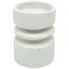 Flash Sale White Cement-Look Candle Holder, 5