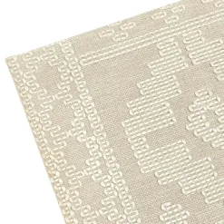 Low Price (B669) Goa Ivory Tribal Handmade Accent Rug, 3 5