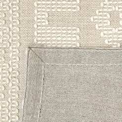 Low Price (B669) Goa Ivory Tribal Handmade Accent Rug, 3 5