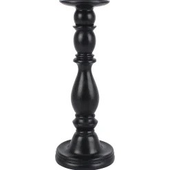 Low Price Black Pillar Candle Holder, 12